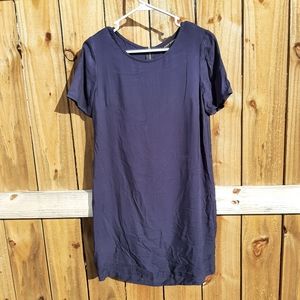 Paris Sunday navy shift dress